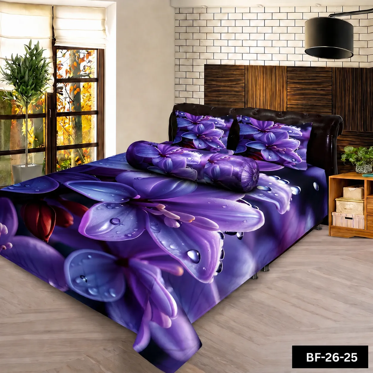 Premium Bonafide 100% France Cotton Ready-Made Bedsheet Set – 4pcs