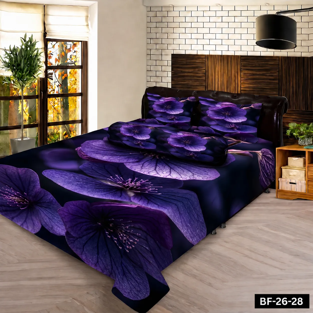 Premium Bonafide 100% France Cotton Ready-Made Bedsheet Set – 4pcs